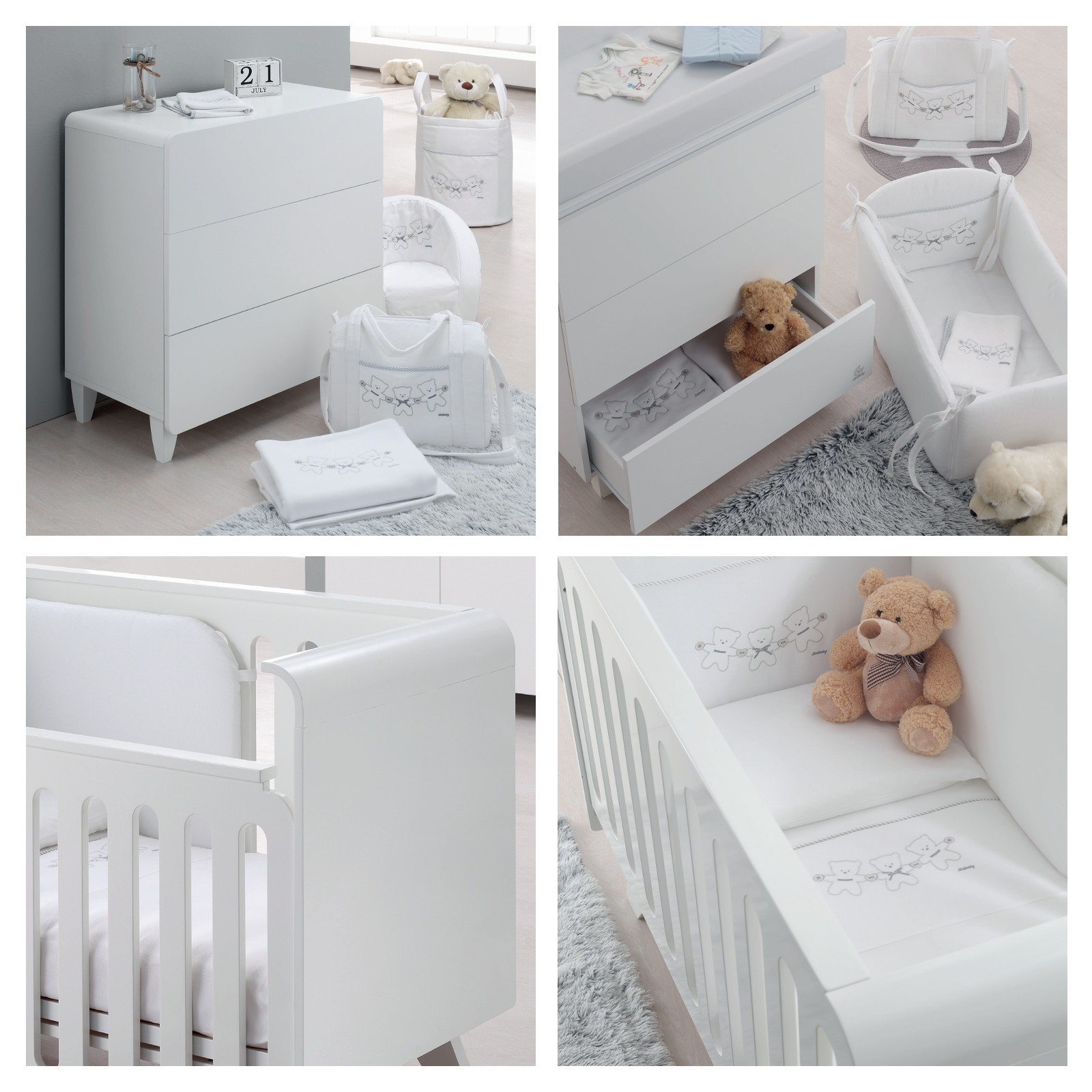 ITALBABY Cameretta Fiocco Trend - Prodotti per Bimbo